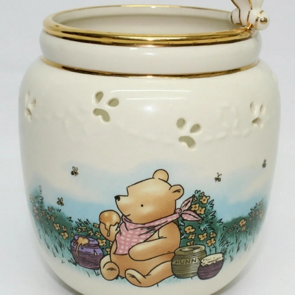 Vintage Lenox Disney Winnie The Pooh The Honey Pot Votive 2001 - Picture 1 of 5